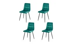 Set 4 Scaune KJC37 Verde