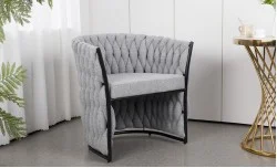 Scaun Living KJC4342 Gri Deschis
