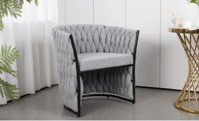 Scaun Living KJC4342 Gri Deschis