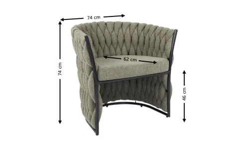 Scaun Living KJC4342 Verde