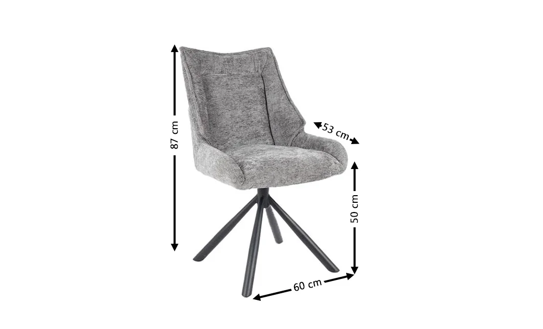 Scaun Living KJC4346 Gri 1