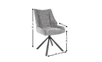 Scaun Living KJC4346 Gri 1