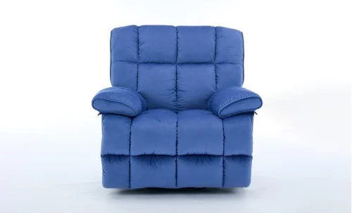 Fotoliu Rotativ cu Recliner Manual KJC4423 Albastru