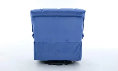 Fotoliu Rotativ cu Recliner Manual KJC4423 Albastru