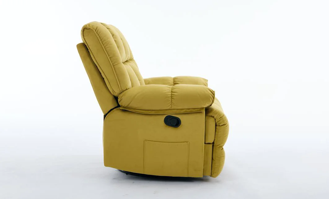 Fotoliu Rotativ cu Recliner KJC4423 Mustar 6