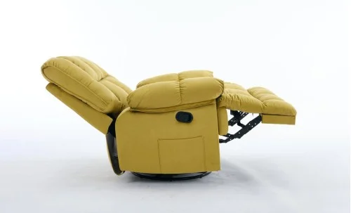 Fotoliu Rotativ cu Recliner KJC4423 Mustar