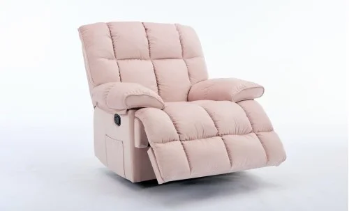 Fotoliu Rotativ cu Recliner KJC4423 Roz