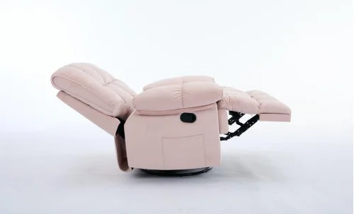 Fotoliu Rotativ cu Recliner KJC4423 Roz