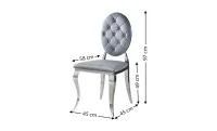 Scaun Living Tapitat KJC4915 
