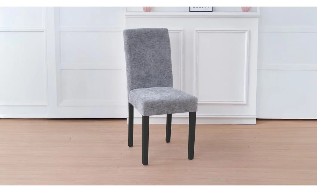 Scaun Living KJC5698 Gri cu Picioare Negre