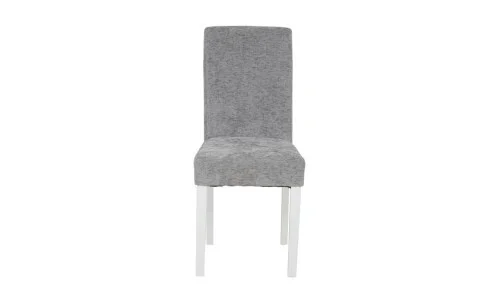 Scaun Living KJC5698 Gri cu Picioare Albe