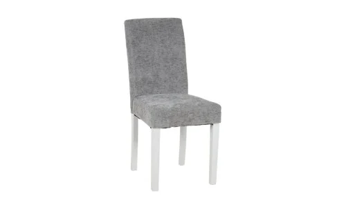 Scaun Living KJC5698 Gri cu Picioare Albe