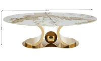 Măsuță Cafea KJCT5332 Pandora/Gold