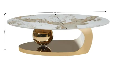Măsuță Cafea KJCT5330 Pandora/Gold