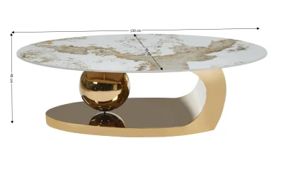 Măsuță Cafea KJCT5330 Pandora/Gold