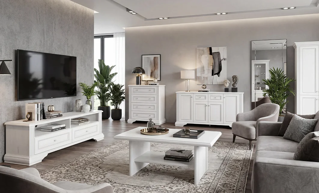 Mobilier Living  Modular White