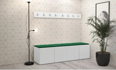 Cuier Hol Luca 14, Alb/Verde - Manila 35