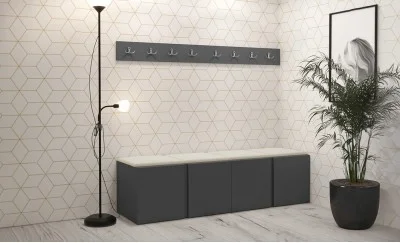 Cuier Hol Luca 14, Grafit/Crem - Manila 02