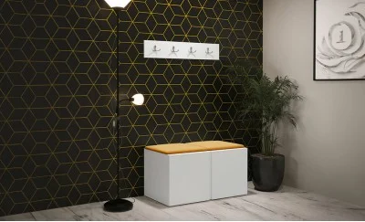 Cuier Hol Luca 15, Alb/Galben - Manila 32