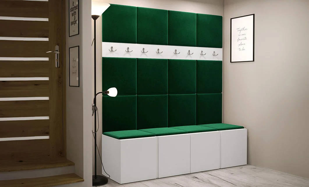 Cuier Hol Luca 13, Alb/Verde - Manila 35