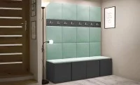 Cuier Hol Luca 13, Grafit/Verde menta - Manila 11