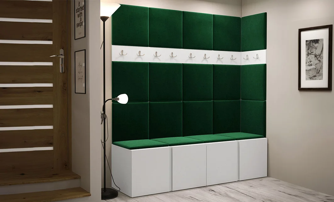 Cuier Hol Luca 12, Alb/Verde - Manila 35