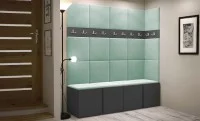Cuier Hol Luca 12, Grafit/Verde menta - Manila 11