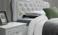 Dormitor Clasic Luisa Bianco Silver cu Dulap 6 Uși 2