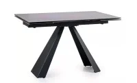 Masa Living Extensibila Blat Ceramic Salvadore Gri/Negru Mat 4