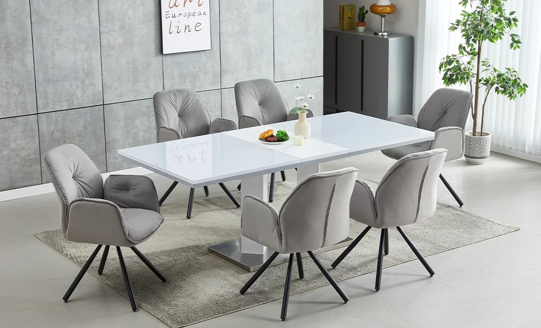 Masa Living Extensibila  Alb KJT381 2