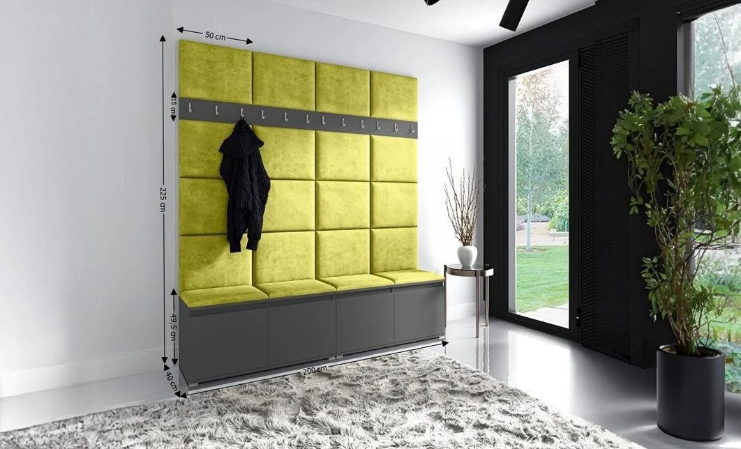Cuier Hol Max 4, Grafit/Verde - Trinity 12 1