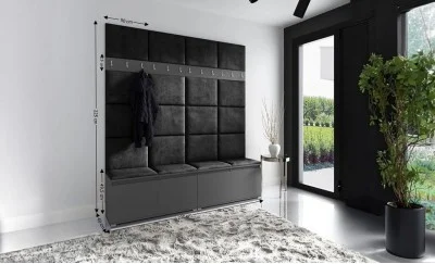 Cuier Hol Max 4, Grafit/Negru - Trinity 16