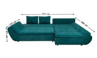 Colțar Extensibil Relax Verde - Vega 27 Dreapta 2