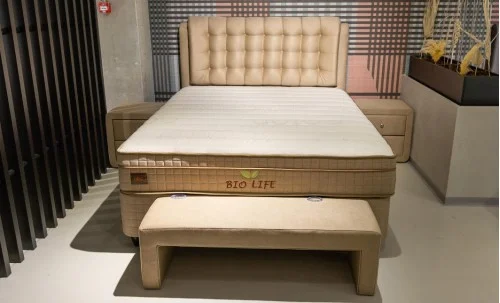 Set Pat cu Saltea si Somiera Bio Life 140x200
