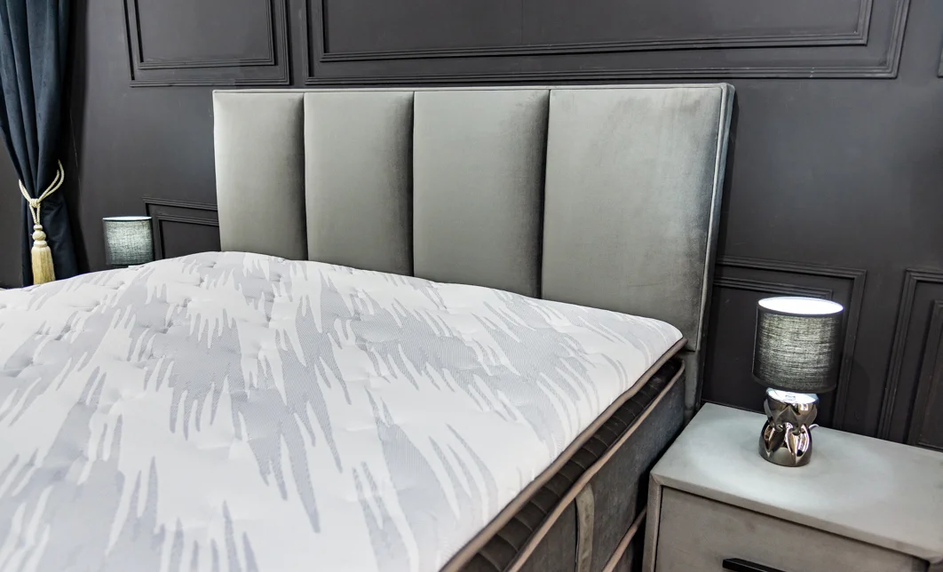 Pat Tapitat Confort PED Gri 180x200