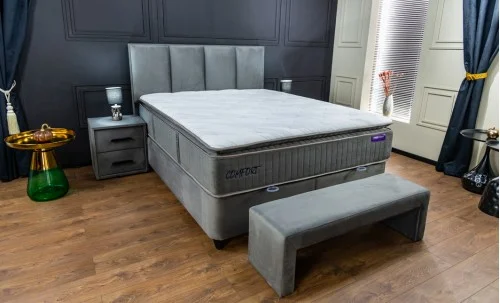 Pat Tapitat Confort PED Gri 180x200