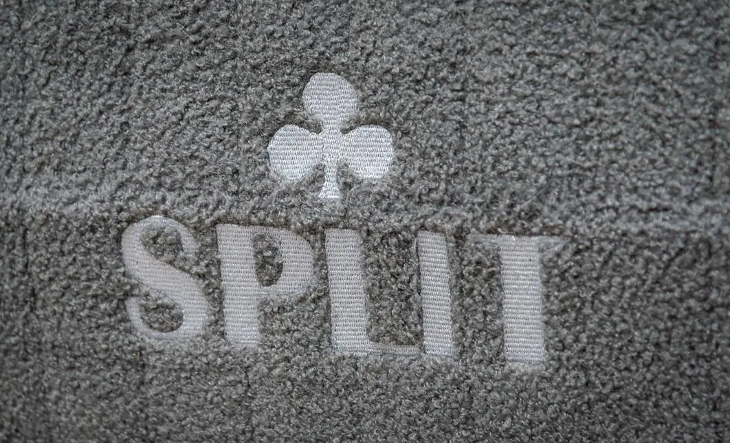 Set Pat Tapitat cu Saltea si Somiera Split Gri Inchis, 160x200 7