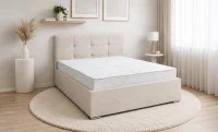 Set Pat Fresh cu Saltea Aloe Vera și Somieră Rabatabilă, 160x200, Ecru 