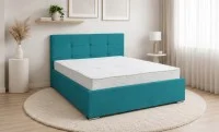 Set Pat Fresh cu Saltea Aloe Vera și Somieră Rabatabilă, 160x200, Turcoaz 