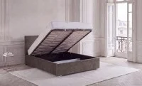 Set Pat Fresh cu Saltea Aloe Vera și Somieră Rabatabilă, 180x200, Gri Închis  2