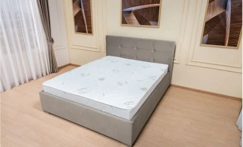 Set Pat Fresh cu Saltea Aloe Vera și Somieră Rabatabilă, 160x200, Ecru Închis