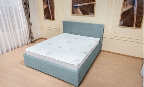 Set Pat Fresh cu Saltea Aloe Vera și Somieră Rabatabilă, 140x200, Gri Albăstrui