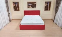 Set Pat Fresh cu Saltea Aloe Vera și Somieră Rabatabilă, 140x200, Roșu Catifelat  4