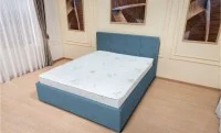 Set Pat Fresh cu Saltea Aloe Vera și Somieră Rabatabilă, 180x200, Albastru  7