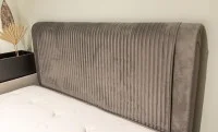 Set Pat Tapitat cu Saltea Bella Grey 180x200 9