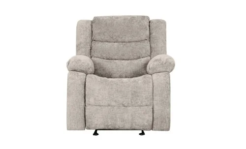 Set canapea cu 2 fotolii sistem recliner Comfort Lux White, Bej