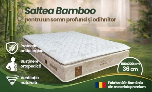 Saltea Bamboo, 180x200x33cm