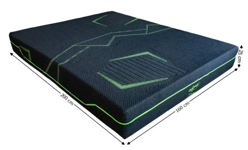 Saltea Memory ''DR SLEEP'' HR Black, 160x200x25cm