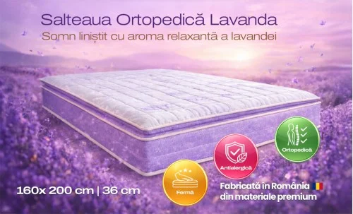 Saltea Lavanda, 160x200x33cm