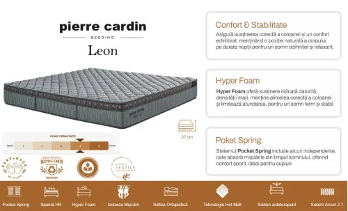  Pierre Cardin - Saltea Leon 140x200